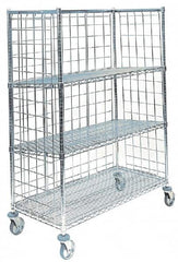 Metro - 1 Shelf, 3-Sided Steel Wire Truck Shelf - 36" Long x 24" Wide - Americas Industrial Supply