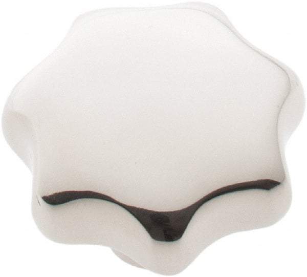 KIPP - 1-1/4" Head Diam, 7 Point Lobed Knob - 1/4" Hole, Stainless Steel - Americas Industrial Supply