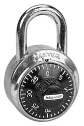 Master Lock - Locks Padlock - Steel, with Stainless Steel Finish - Americas Industrial Supply