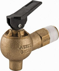 Justrite - 3/4" NPT Brass Drum Faucet - FM Approved - Americas Industrial Supply