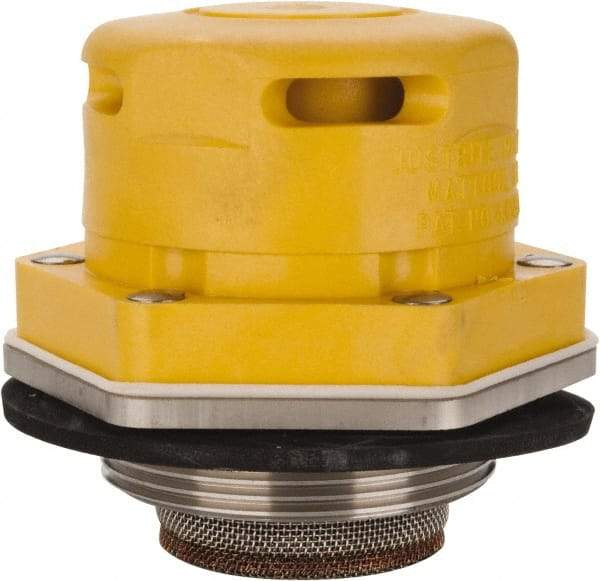 Justrite - Drum Vents Type: Vertical Drum Vent Material: Non-Metallic/Stainless Steel Arrester - Americas Industrial Supply