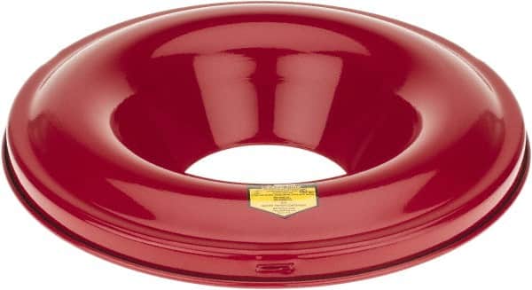 Justrite - Fire Resistant Steel Head - 19-7/8 Inch Outside Diameter, 30 Gallon Complete Drum, 7 Inch Opening Diameter, FM and UL Standards - Americas Industrial Supply