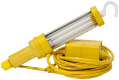 Woodhead Electrical - 120 VAC, 13 Watt, Electric, Fluorescent Portable Handheld Work Light - 25' Cord, 1 Head, 900 Lumens, Nitrile, 342.9mm Long x 38.1mm Wide x 66.04mm High - Americas Industrial Supply