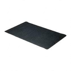 Wearwell - 5' Long x 3' Wide, Dry Environment, Anti-Fatigue Matting - Black, Natural Rubber with Nitrile Blend Base, Beveled on 4 Sides - Americas Industrial Supply