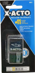 X-ACTO - 15 Piece Steel Hobby Blade - 1-19/32" OAL - Americas Industrial Supply