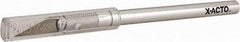 X-ACTO - 6" OAL Carbon Steel Hobby Knife - #11 Classic Fine Point Blade, Aluminum Handle - Americas Industrial Supply