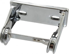 Value Collection - Standard Single Roll Steel Toilet Tissue Dispenser - 6" Wide x 2-3/4" High x 4-1/4" Deep, Silver - Americas Industrial Supply