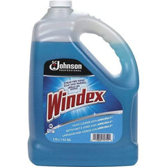 Windex - 1 Gal Bottle Ammonia Glass Cleaner - Use on Chrome, Hard Surfaces, Plexiglass, Stainless Steel - Americas Industrial Supply