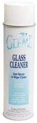 Made in USA - 20 oz Aerosol Fresh Glass Cleaner - Use on Glass Surfaces, Mirrors, Windows, Windshields - Americas Industrial Supply