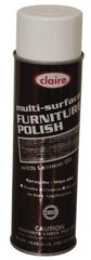 Made in USA - 20 Fluid Ounce Furniture Polish - Lemon Scent, Aerosol - Americas Industrial Supply