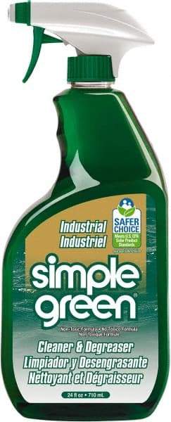 Simple Green - 24 oz Spray Bottle Cleaner/Degreaser - Liquid, Biodegradable, Concentrated, Unscented - Americas Industrial Supply