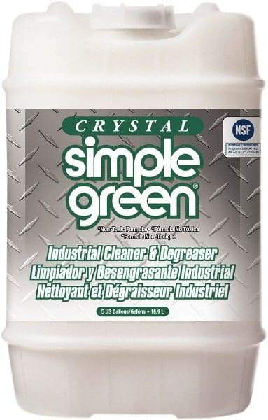 Simple Green - 5 Gal Bucket Cleaner/Degreaser - Liquid, Biodegradable, Concentrated, Unscented - Americas Industrial Supply