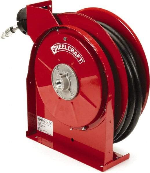 Reelcraft - 30' Spring Retractable Hose Reel - 2,600 psi, Hose Included - Americas Industrial Supply