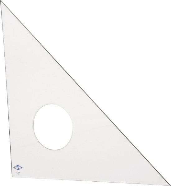 Alvin - 10 Inch Long, Styrene Plastic Triangles - Americas Industrial Supply