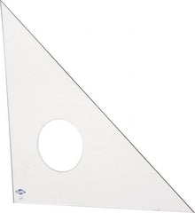 Alvin - 10 Inch Long, Styrene Plastic Triangles - Americas Industrial Supply