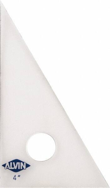 Alvin - 4 Inch Long, Styrene Plastic Triangles - Americas Industrial Supply