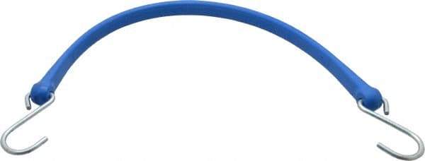 The Perfect Bungee - Heavy Duty Tie Down with S Hook - 24" OAL, Blue - Americas Industrial Supply