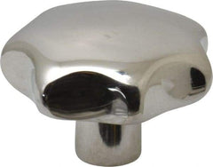 KIPP - 2.48" Head Diam, 7 Point Lobed Knob - 1/2-13 Hole, Stainless Steel - Americas Industrial Supply