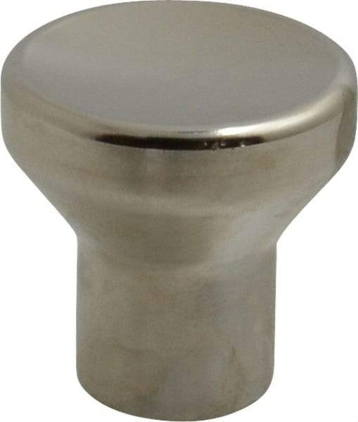 KIPP - 21mm Head, Mushroom (Smooth) Knob - Tapped, Stainless Steel - Americas Industrial Supply