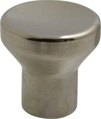 KIPP - 21mm Head, Mushroom (Smooth) Knob - Tapped, Stainless Steel - Americas Industrial Supply