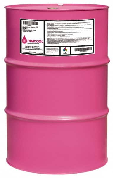 Cimcool - Cimstar 60C-HFP, 55 Gal Drum Cutting Fluid - Semisynthetic, For Boring, Drilling, Grinding, Milling, Reaming, Tapping, Turning - Americas Industrial Supply
