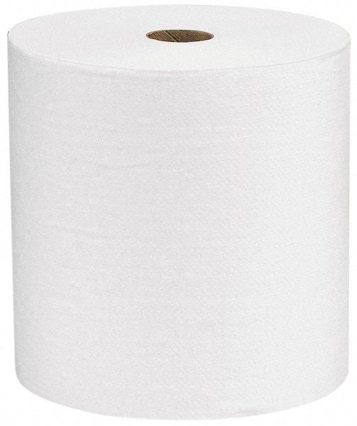 Kimberly-Clark Professional - Hard Roll of 1 Ply White Paper Towels - 8" Wide, 600' Roll Length - Americas Industrial Supply