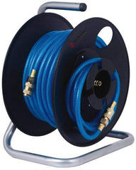 PRO-SOURCE - 100' Manual Hose Reel - 200 psi, Hose Included - Americas Industrial Supply