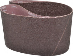 Norton - 6" Wide x 48" OAL, 36 Grit, Aluminum Oxide Abrasive Belt - Aluminum Oxide, Very Coarse, Coated, X Weighted Cloth Backing, Series R255 - Americas Industrial Supply