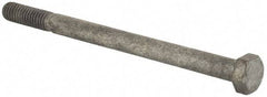 Value Collection - 5/16-18 Thread, 4-1/2" Length Under Head, Steel Hex Head Bolt - Hot Dipped Galvanized Coated, UNC Thread, ASTM A307, Grade 2 - Americas Industrial Supply