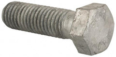 Value Collection - 1/2-13 Thread, 1-3/4" Length Under Head, Steel Hex Head Bolt - Hot Dipped Galvanized Coated, UNC Thread, ASTM A307, Grade 2 - Americas Industrial Supply