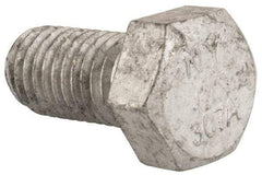 Value Collection - 5/8-11 Thread, 1-1/4" Length Under Head, Steel Hex Head Bolt - Hot Dipped Galvanized Coated, UNC Thread, ASTM A307, Grade 2 - Americas Industrial Supply