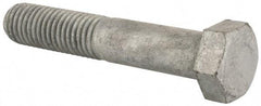 Value Collection - 5/8-11 Thread, 3-1/2" Length Under Head, Steel Hex Head Bolt - Hot Dipped Galvanized Coated, UNC Thread, ASTM A307, Grade 2 - Americas Industrial Supply