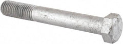 Value Collection - 3/4-10 Thread, 5-1/2" Length Under Head, Steel Hex Head Bolt - Hot Dipped Galvanized Coated, UNC Thread, ASTM A307, Grade 2 - Americas Industrial Supply