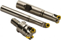 Seco - 25mm Cutting Diam, 4mm Max Depth of Cut, Modular Connection Indexable Copy End Mill - 3 Inserts, RD.. 0803 Insert, R217.29 Toolholder, Through Coolant - Americas Industrial Supply