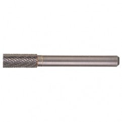SB-2 Double Cut Solid Carbide Bur-Cylindrical with End Cut - Americas Industrial Supply