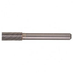 SB-2 Double Cut Solid Carbide Bur-Cylindrical with End Cut - Americas Industrial Supply