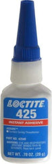 Loctite - 20gr. Bottle, Blue, Low Strength Liquid Threadlocker - Series 425, 24 hr Full Cure Time - Americas Industrial Supply