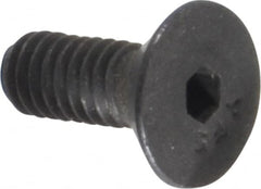 Value Collection - #6-40 UNF Hex Socket Drive, Flat Screw - Alloy Steel, Black Oxide Finish, Fully Threaded, 3/8" OAL - Americas Industrial Supply