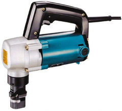 Makita - Power Nibblers Type of Power: Electric Cutting Capacity (Gauge): 10 (Steel); 12 (Stainless Steel) - Americas Industrial Supply