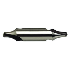 1.6 mm × 35.5 mm OAL 60 Degree HSS Center Drill Plain Uncoated - Americas Industrial Supply
