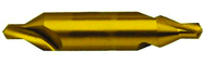 1.6mm x 35.5mm OAL HSS Drill-Countersink-TiN Form A - Americas Industrial Supply