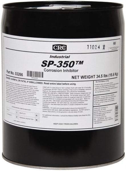 CRC - 5 Gal Rust/Corrosion Inhibitor - Comes in Pail, Food Grade - Americas Industrial Supply