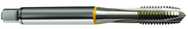 M1.4x0.30 6H 2-Flute Cobalt Yellow Ring Spiral Point Plug Tap-Bright - Americas Industrial Supply