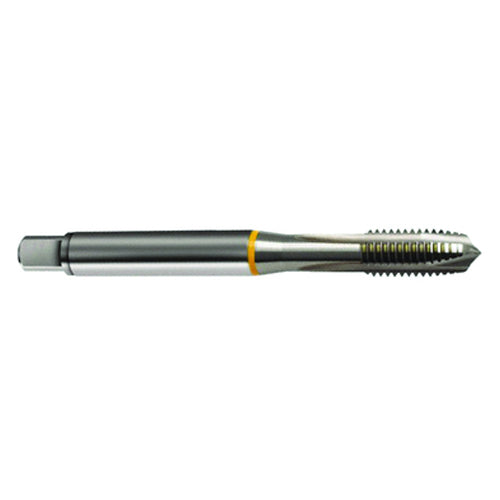 M8 × 1.25 3FL 6H Cobalt Spiral Point Plug Yellow Ring Tap-Bright FORM-B - Americas Industrial Supply