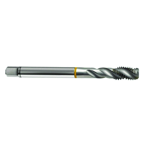 ‎M3 × 0.5 3FL 6H Cobalt Spiral Flute Semi-Bott Red Ring Tap-Bright-40 Degree Helix - Americas Industrial Supply