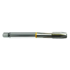 M3.5 × 0.6 3FL 6H Cobalt Spiral Point Plug Yellow Ring Tap-Bright FORM-B DIN 376 - Americas Industrial Supply