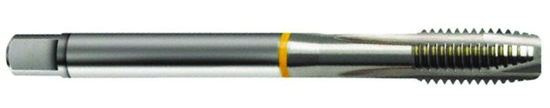 M27 x 1.5 Dia. - 6H - 4 FL - Cobalt Plug Yellow Ring Tap - Bright Finish FORM-B DIN 374 - Americas Industrial Supply