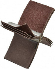 Merit Abrasives - 60 Grit, Coated, Aluminum Oxide Bore Polisher - Medium Grade, 16,000 RPM, Polishes Bores with 2-1/8 to 2-1/2" Diam - Americas Industrial Supply