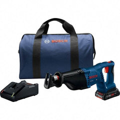 Bosch - Cordless Reciprocating Saws Voltage: 18.0 Battery Chemistry: Lithium-Ion - Americas Industrial Supply