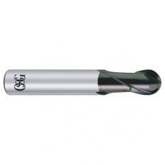 3/8" Dia. - 2-3/16" OAL - Carbide - Ball End HP End Mill-2 FL - Americas Industrial Supply